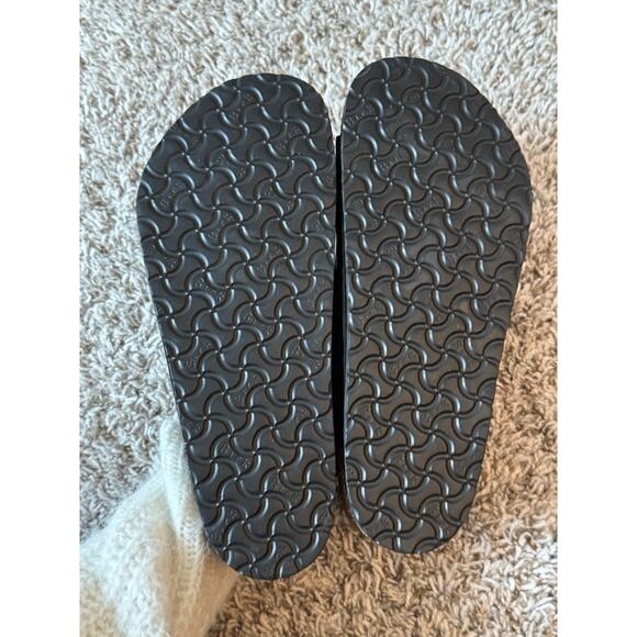 NWT Birkenstock 39 Arizona Big Buckle High Shine Sandals in Black - Picture 6 of 7